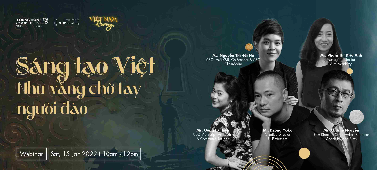 Webinar “Sáng tạo Việt: Như vàng chờ tay người đào”