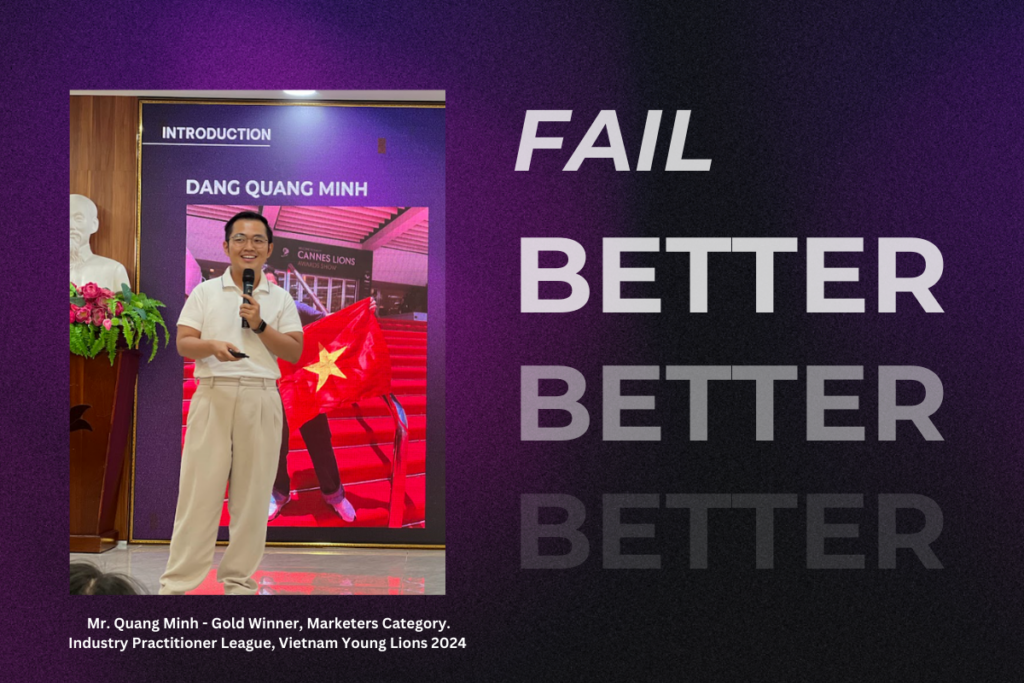 Fail Better là một cashc đi đến thành công